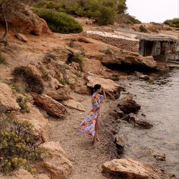 Wrap midi dress - Picture 4 of 4